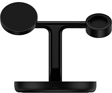 Baseus Wireless Charger Swan Stand 3-in-1 Magnetic Charger with TypeC Cable 15W, 1m Black (WXTE000101)