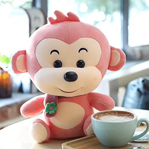 EZLAM 23-85cm süße Puppe Kleiner AFFE Plüschtier großer AFFE Puppe Kindertag Geburtstagsgeschenk 55cm dunkelrosa