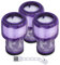 3 Filtros Hepa para Dyson V12 Detect Slim, Filtro de repuesto para aspiradoras Dyson V12 Slim Absolute Extra/Total Clean/Fluffy, sustituye # 971517-01