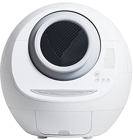 SUNESA Cat Litter Boxes Smart Cat Litter Box Enclosed Self Cleaning Cat Litter Box Smart ​Sandbox 2 Operation Modes, Anti-splash Pet Toilet for 20KG Cat，6L Pet Litter Box