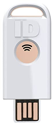 Identiv FIDO2 NFC+ Security Key USB-A Token zur Anmeldung - Zwei-Faktor-Authentifizierung FIDO, FIDO2, U2F, PIV, TOTP, HOTP, WebAuth - 905601