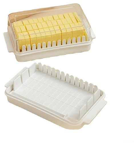 Beurrier avec coupe-beurre, trancheuse, boîte de rangement pour réfrigérateur, boîte de rangement pour fromage, frais