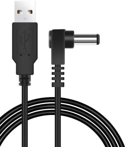 LARRITS Extended Connector Radar Detector Cable USB to 12V DC 3.5 Plug Charging Cable for Cobra RAD 480i/350/380/450 Whistler Radar Detectors Uniden Beltronics Radar Detectors (1.5M)