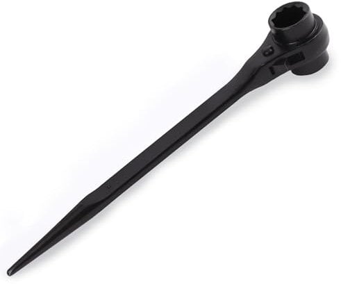 LEPEVNEY 19 x 24mm Ratchet Podger Spanner Sacaffold Spanner Wrench Quick Release Podger Bar Black