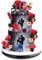 Cheereveal Boxing Theme Cake Decorations - Red Black Sports Theme Cake Cupcake Toppers, Boxing Theme Birthday Party Baby Shower Photo Props