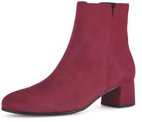 Gabor Damen Ankle Boots, Frauen Stiefeletten,Best Fitting,uebergangsstiefel,knöchelhoch,reißverschluss,Stiefel,Bootee,Merlot,41 EU / 7.5 UK