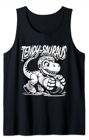 Tormann T Rex Torhüter Tor - Maske Eishockey Torwart Tank Top