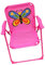 Klappbarer Kinderstuhl, Tragbarer Sitz für Mädchen Und Jungen, Tragbarer Campingstuhl, Strandstuhl für Park, Sportveranstaltungen, Grillen, ROSA