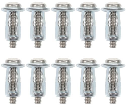 OUNONA 10 Stück Hohlwanddübel Schraubbefestigung für Hohlkunststoffplatten Hohlwand