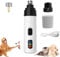 Heusom Silent Groom Pro Nail Grinder, Heusom Silent Groom Pro, Silent Groom Pro Nail Grinder, Silentgrind Pro, Rechargeable Dog Nail Clippers Grooming Smoothing Tool (1Set+1 Grinding headad)