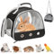 Kleine Haustier-Tragetasche, Kleintier Tragetasche, Transportbox für Katze Mit Seitlicher Öffnung, Meerschweinchen-Tragetasche, Faltbare Transportbox, Hundetransportbox für Vögel Kätzchen Welpen