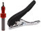 Surluoen 2 Piezas de Alicates para Herramientas de CarpinteríA, Juego de Perforadores de Tarjetas, Cubierta de Tornillo de Papel con Taladro Avellanado, PosicióN Ajustable de 2,8Mm