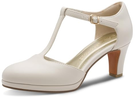 Marco Tozzi Damen Pumps weiches Feel Me Fußbett weiches Innenfutter Vielseitig