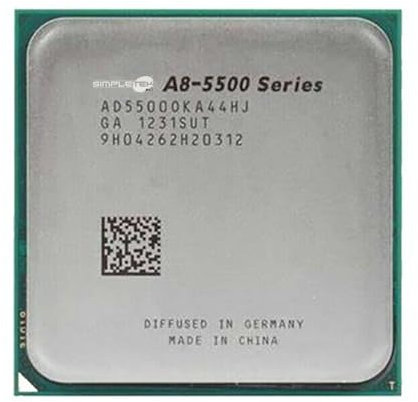 SIMPLETEK - Processore CPU A8-5500 Socket FM2 3.20 GHz Tray Bulk AD55000KA44HJ | Dissipatore Non Incluso, Senza Scatola (Ricondizionato)