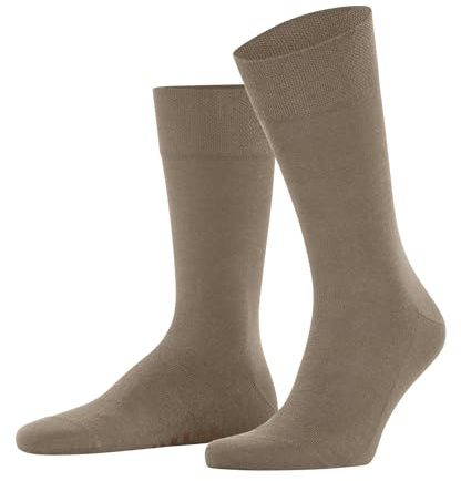 FALKE Sensitive New York M So lyocell puños sin presión 1 par, Calcetines Hombre, Marrón Sesame 4390, 39-42