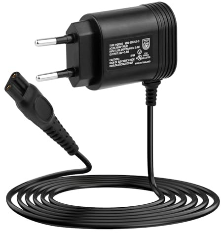 15V Rasierer Ladegerät für Philips One Blade Elektrorasierer Ladegerät für HQ8505 3000 5000 7000 9000 MG7720 MG7745 PT860 QP6651 QP6510 Beard Trimmer Ladekabel Shaver Netzteil Charging Cable Adapter