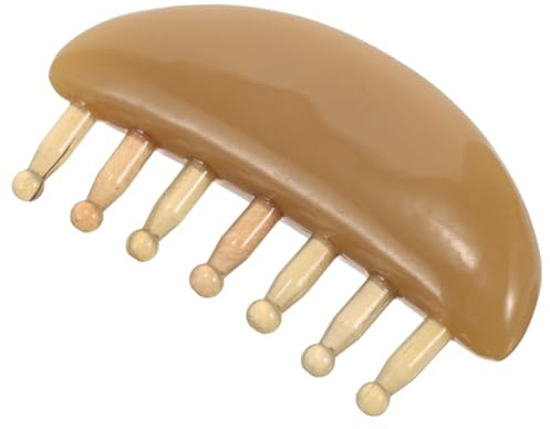 ABOOFAN Pettine Massaggio Capelli con Dita Tonde per Capelli Donne Pettine Scalp Massager Portatile Antistatico per Stimolare la Salute del Capelluto e Ridurre i Nodi Design Ergonomico