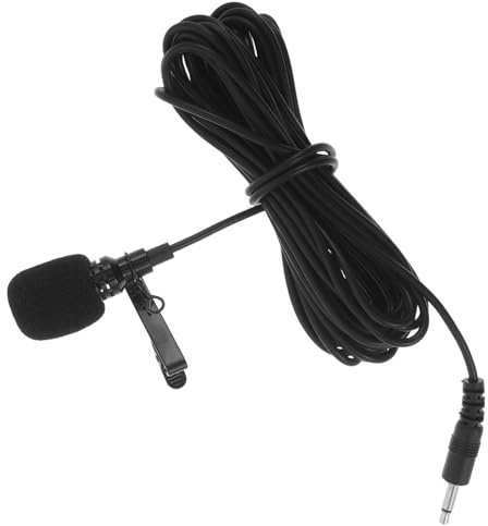 BESTonZON Saxophone Microphone Omnidirectional Condenser Mic Jack Clip for Playing Saxophones Brass Instrument Recording Mic