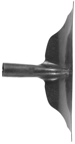 Beaupretty Pelle à Crottin de Cheval en Acier Manganèse Manche en Bois pour Nettoyage D'écurie et Élevage, Résistante à l'usure, Design Ergonomique, Outil Polyvalent pour Exploitation