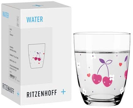 RITZENHOFF 8361014 Wasserglas 210 ml, Kids von Christine Kordes – farbenfrohes Kindermotiv voller Fantasie und Abenteuer – Made in Germany