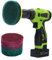 Kichwit 4 Inch Drill Power Scrubber Scouring Pads Cleaning Kit, Heavy Duty Household Cleaning Tool (Drill NOT Included)