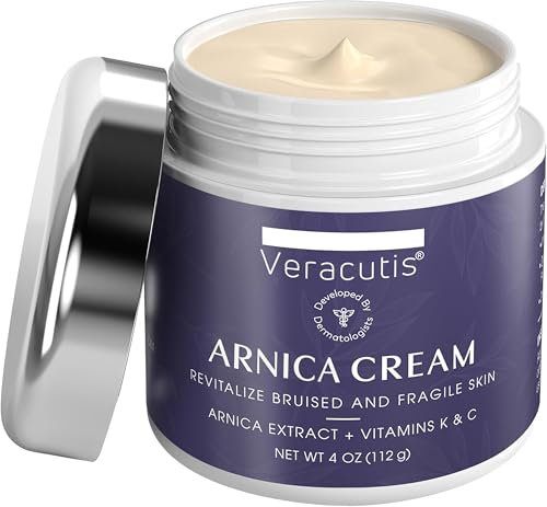 Veracutis Arnica Cream for Thin Skin - Moisturizing, Vitamin K C and E, Skin Renewal, 120ml