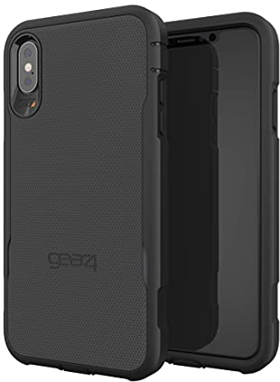 Gear 4 Platoon Case with Advanced Impact Protection [ Protected by D3O ], Tough, Ultra-Durable Design for iPhone XS Max - Black