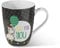 NICI 45415 Tasse Lama-Babies 350ml, Porzellan, schwarz/weiß