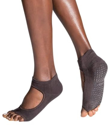 Tucketts Toeless Non Slip Grip Socks Women, Yoga, Barre, Pilates, Colombia Made
