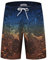 APTRO Herren Badehose Freizeit Short Schnelltrocknend Badeshorts Sportsshorts Blau und Orange K19 M