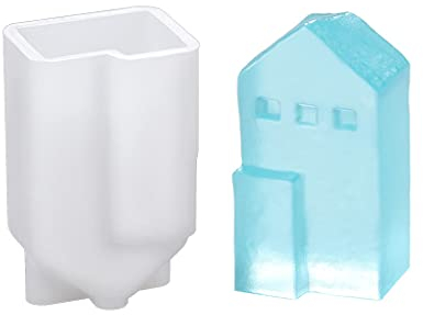 follwer0 1UEI Small house silicone mold, Acrylic, 1