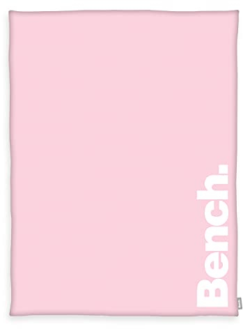 Bench Wellsoft-Flauschdecke, Pastel Colours, ca. 150x200 cm, 100 % Polyester, Mit Flag Label, Farbe: Rosa, Art.Nr.: 7612602036