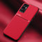 Hülle für OnePlus 9 Pro, Textur rutschfest und Stoßfest Schutzhülle, [Hautfreundliches PU-Leder] [Ultradünnes TPU] Handyhülle für OnePlus 9 Pro-Rot