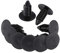Aramox 50 Pièces Rivet Attaches, Universel De Voiture Pare-chocs En Plastique Rivet Attache Retenue Garniture Push Pin Clip Noir