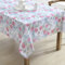 Laura Ashley Dekorative Tischdecke, Knitter- und schmutzabweisend, auslaufsicher, wasserabweisend, pflegeleicht, waschbar, Polyestergewebe für Esszimmer, Küche, Urlaub und Party, 152,4 x 259,1 cm,