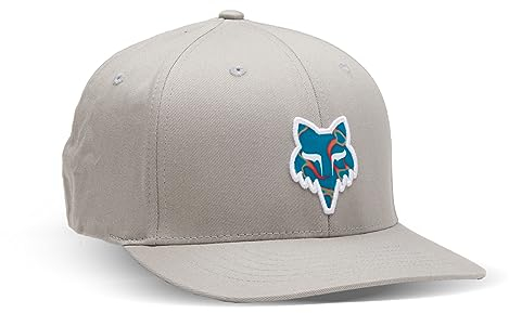 Fox Racing Herren Standard Withered Flexfit Hut, Stahlgrau, S