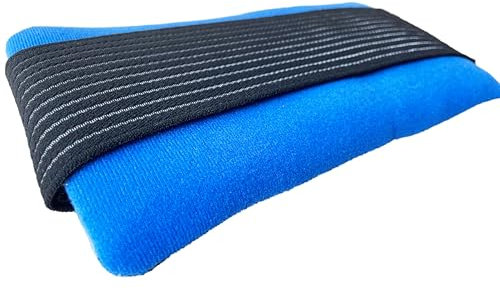 2 Poches de Glace en Gel Chaud/Froid avec Housse Élastique Ajustable – Compresses Réutilisables pour Douleur, Sport, Blessures – Housse avec Scratch Multiposition – CLIMSOM