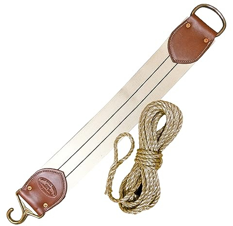 Outfitters Supply 30 Inch Lash Cinch and 50 Foot BTM Lash Rope for Securing Top Load on a Pack Saddle, for Horse/Mule Packing