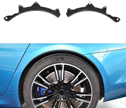 HOCAH Auto Hinten Radlauf Kotflügel Flare Kotflügel für BMW 5er G30 2018 2019 2020 2021 2022 Rad Augenbraue Schutz schwarz Außen Zubehör