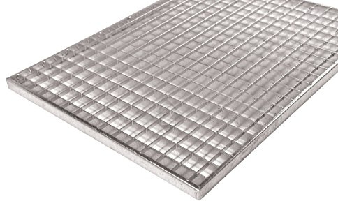 B2 Norm Gitterrost Pressrost verzinkt 400x700x20mm Masche 30/30