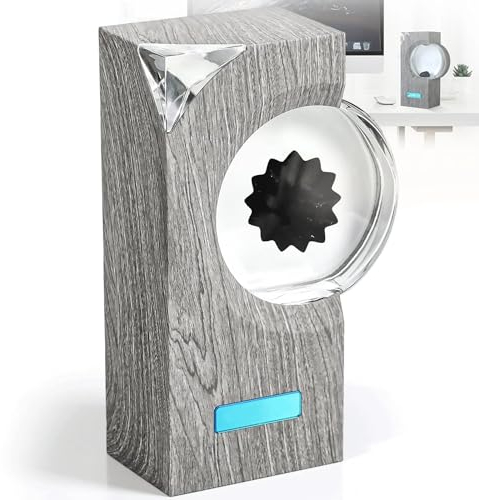Magnetische Fluid-Rhythmus-Lampe mit tanzendem Ferrofluid mit Musik-Rhythmus-Sensor, Theater-Rhythmus-Licht, 360°-Surround-Wechsel mit Sound für Zuhause, Computer, Büro