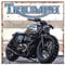 Vintage Metal Sign TRIUMPH RACER 12X12 inch Home Decor Inside Outside Bar Kitchen Pub Decorative Plaques