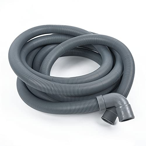 Washer Drain Pipe，Tube Extension Washer Washing Machine Dishwasher Drain Hose Outlet Pipe Extension 22mm Extension