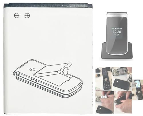 Aousavo AK-V188 Batterie de rechange 1400 mAh compatible avec téléphone intelligent Emporia Touch Smart, Emporia Touch Smart 2 Seniors
