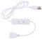 XINGLIDA Câble de rallonge USB 2.0 mâle vers femelle avec interrupteur marche/arrêt - Convient pour les bandes LED USB, ventilateur, chargeur, ordinateur portable, lampe de bureau
