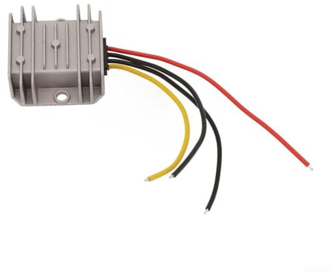 Robuster DC Stromwandler Stepdown Trafo 24V auf 12V, geeignet für Roller und Autos mit Kurzschlussschutz