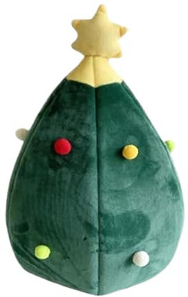 Arbre de Noël pour petits chiens et chats en peluche chaude avec coussin amovible pour se reposer et dormir