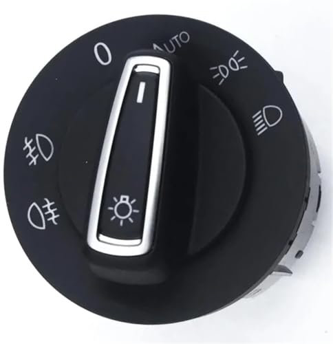 Interruptor de Luces de Coche para Seat Arona (2018-2024) y Leon (2013-2018), Interruptor de Faros 5G0941431AF
