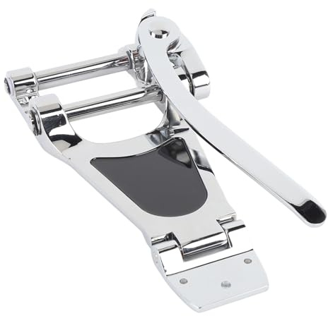 Guitar -Abitienhalter Ersatzverstellbare Roller Feste Bar Tremolo -Einheit für Melodie O ES355 Jazz Bridge Gitarre Vibrato Heckhabern Tremolo Guyker Electric Teile Brücken Brücken (SILVER)