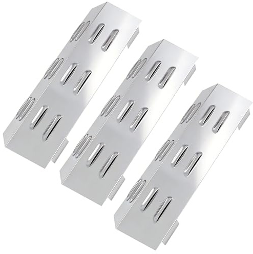 WELL GRILL 3 Stück Hitzereflektoren für Rösle Videro G2 G3-S G4-S G6 Serie, 32,5cm Edelstahl Wärmereflektor für Rösle Videro Grill Zubehör